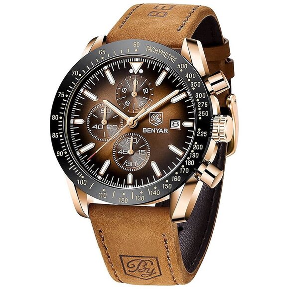 Watch for Men Analog Quartz Chronograph Waterproof Luminous...